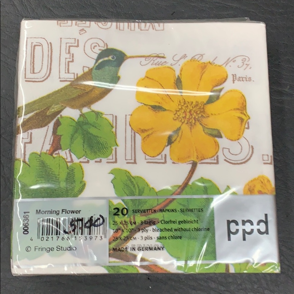 2 pkgs Morning Flower Napkins - Picture 2 of 2